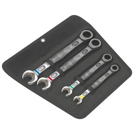 Wera ヴェラ ジョーカー 6000 両口（スパナ/ラチェット）4本セット 収納ケース付き 6000 Joker 4 Set 1（05073290001）
