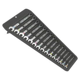 Wera ヴェラ ジョーカー 6003 両口（スパナ/メガネ）15本セット 収納ケース付き 6003 Joker 15 Set 1（05020302001）