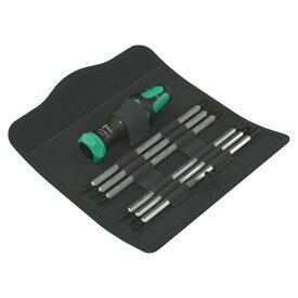 Wera ヴェラ クラフトフォームコンパクト ラチェットビットドライバーハンドル ヴァリオ RA　Kraftform Kompakt Vario RA（05051540001）