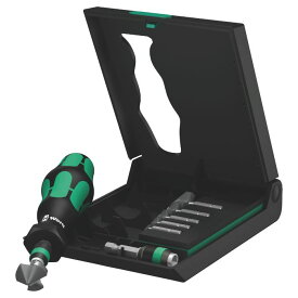 Wera ヴェラ カウンターシンクビット(3枚刃) 差替えドライバー ビットホルダーセット 収納ケース付き 846/8 Countersink Bits Set（05104650001）