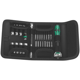 Wera ヴェラ チクロップスピードラチェットセット 収納ポーチ付き Kraftform Kompakt Zyklop Speed（05051045001）