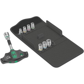 Wera ヴェラ クラフトフォーム400セット 差替式 T型ハンドル ソケット 収納ケース付き Kraftform Kompakt 400 RA Set 2（05023470001）