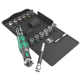 Wera ヴェラ チクロップポケット ラチェットセット 3 収納ケース付き 8009 Zyklop Pocket Set 3（05004284001）