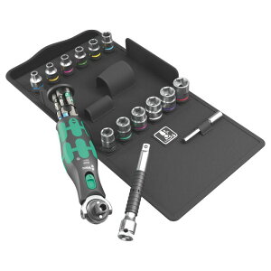 Wera ���F�� �`�N���b�v�|�P�b�g ���`�F�b�g�Z�b�g 3 ���[�P�[�X�t�� 8009 Zyklop Pocket Set 3�i05004284001�j