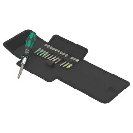 Wera ヴェラ クラフトフォームコンパクト ラチェットビットホルダー ビットセット インチサイズ 収納ケース付き　Kraftform Kompakt 838 RA S Imperial 1（05051065001）