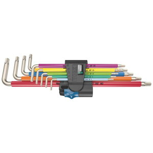 Wera ���F�� �X�e�����X �g���N�XL�^�����`�Z�b�g 9�{�g HF�d�l �}���`�J���[ 3967/9 TORX SXL Multicolour HF Stainless 1�i05022689001�j