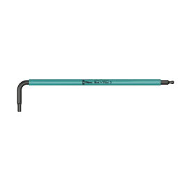 Wera ヴェラ 六角レンチ マルチカラー 2.0mm ブラックレーザー　950 SPKL Hex-Plus Multicolour 2 mm x 101 mm（05022602001）