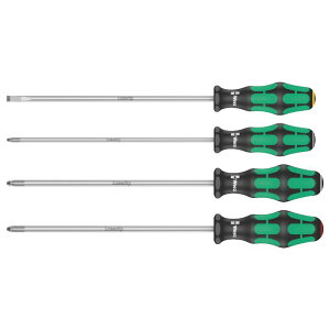 Wera ���F�� �����O�h���C�o�[�Z�b�g 4�{�g �@335/350/355/4 Screwdriver Set 4 pieces�i05347736002�j