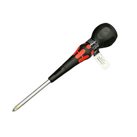 Wera ヴェラ ボールグリッププラスドライバー（日本仕様）プラス2番 1850 PH 2 x 100mm Black/Red（05343802001）
