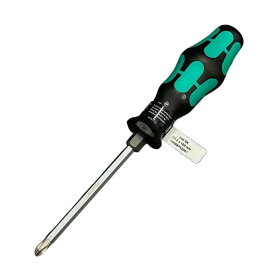 Wera ヴェラ レーザーチッププラスドライバー 六角軸 プラス2番 350 SK Screwdriver PH 2 x 100 mm（05008752001）