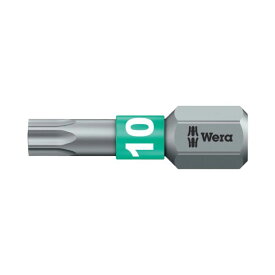 Wera ヴェラ バイトーショントルクスビット　867/1 BTZ TORX TX 10 x 25 mm（05066120001）