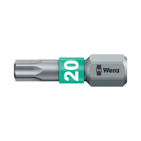 Wera ヴェラ バイトーショントルクスビット　867/1 BTZ TORX TX 20 x 25 mm（05066124001）