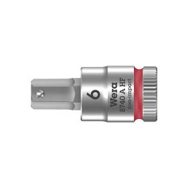 Wera ヴェラ 1/4" HF 六角ビットソケット 6mm　8740 A HF Hex-Plus 6 mm x 28 mm（05003337001）