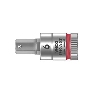 Wera ���F�� 1/4 HF �Z�p�r�b�g�\�P�b�g 6mm�@8740 A HF Hex-Plus 6 mm x 28 mm�i05003337001�j