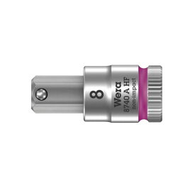 Wera ヴェラ 1/4" HF 六角ビットソケット 8mm　8740 A HF Hex-Plus 8 mm x 28 mm（05003339001）
