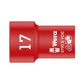 Wera ヴェラ VDE 絶縁 3/8" ソケット 17mm　8790 B VDE 17 mm x 46 mm（05004961001）