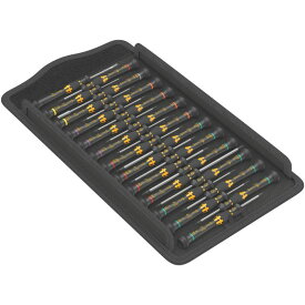 Wera ヴェラ ESD 静電防止 精密ドライバービッグパック1 25本組 収納ケース付き Kraftform Micro ESD Big Pack 1 （05134019001）