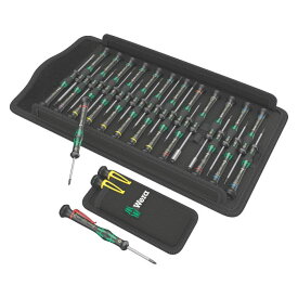 Wera ヴェラ 精密ドライバービッグパック2 3本＋25本組 収納ケース付き Kraftform Micro Big Pack 2 （05134027001）