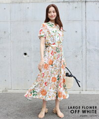 楽天市場 Sale Off 累計販売数枚突破 ロングワンピース マキシワンピース レディース ワンピース フレアーワンピース プリント 花柄 小花柄 大花柄 リーフ柄 総柄 無地 ドロスト Vネック スキッパー 春 夏 薄手 マキシ丈 半袖 Blueeast