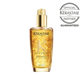 【数量限定 正規品 サロン公式通販】KERASTASE　ケラスターゼHU ユイルスブリム N　100ml洗い流さないトリートメント（オイル／ゴールド）