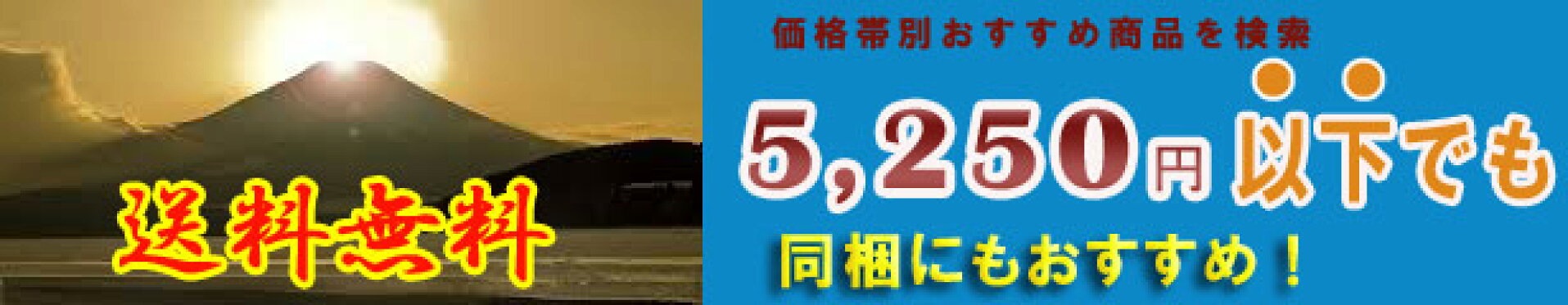 5250円以下でも送料無料