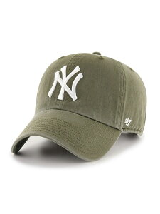 47 �����L�[�X �N���[���i�b�v �L���b�v �X�q �I���[�u�O���[�� Yankees �f47 CLEAN UP Sandalwood -OLIVE-