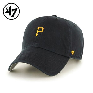 47 �p�C���[�c �x�[�X�����i�[ �N���[���i�b�v �L���b�v �X�q �u���b�N Pirates Base Runner '47 CLEAN UP -BLACK-
