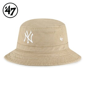 47 ヤンキース バケットハット 帽子 ベージュ Yankees '47 BUCKET HAT -KHAKI-