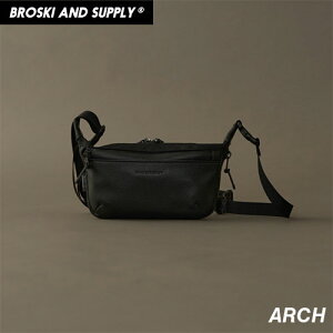 �u���X�L�[�A���h�T�v���C BROSKI AND SUPPLY �V�����_�[�o�b�O �~�j�o�b�O �h���{�v �u���b�N ARCH (iceblue)