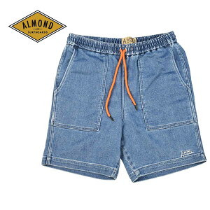 Almond Surf �A�[�����h�T�[�t DENIMSWEAT SHORTS �����Y �E�H�b�V���C���f�B�S S-L OZ7002 �y�f�j���V���[�c �f�j�� �W�[���Y �V���[�c �V���[�g�p���c �n�[�t�p���c �X�E�F�b�g�p���c �X�E�F�b�g�f�j