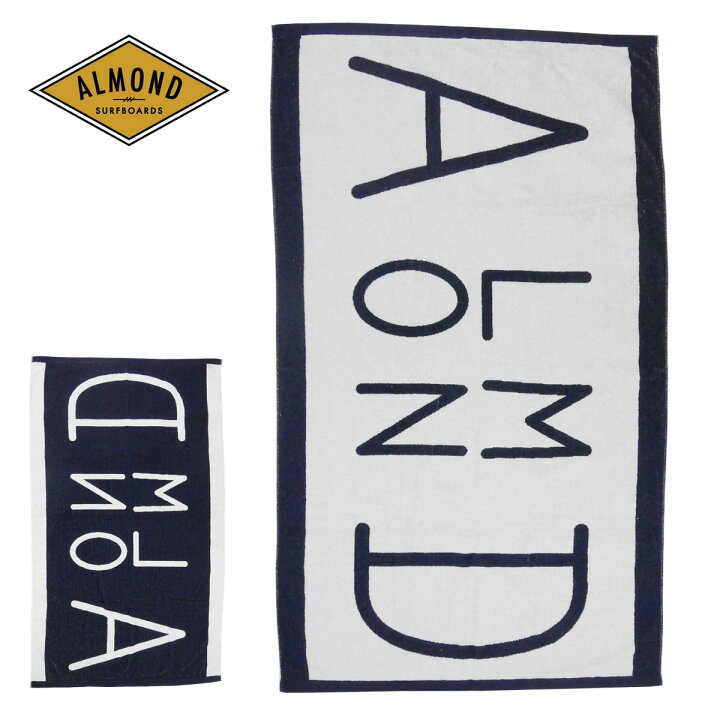 楽天市場 Almond Surf アーモンドサーフ Beach Towel メンズ レディース ホワイトxネイビー Os S1810bt ビーチタオル バスタオル タオル レジャー 海 プール フェス ブランドロゴ ロゴ カリフォルニア アウトドア スポーツ サーフ おしゃれ ブランド 白 Blueism