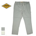 Almond Surf アーモンドサーフ TWILL EASYPANTS メンズ セージ/ナチュラル S-L OZ4001【イージーパンツ パンツ ズボン ロングパンツ 長ズボン ツイル 日本製 シンプル カジュアル サーフ おしゃれ ブランド サーフブランド カーキ 生成り キナリ】