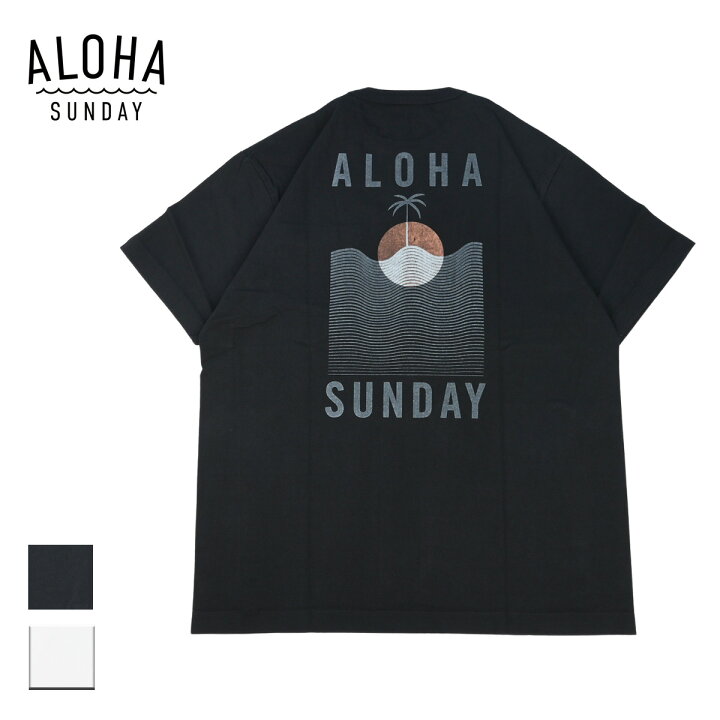 楽天市場】ALOHA SUNDAY アロハサンデー ロゴプリントTシャツ メンズ 