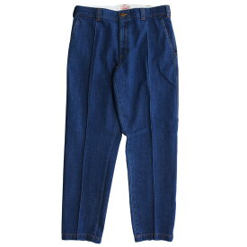 BIG MIKE ビッグマイク PIN TACK DENIM CHINO PANTS メンズ ダークインディゴ/ライトインディゴ 28-34【チノパンツ デニム タックパンツ ワークパンツ パンツ インディゴ 無地 カジュアル おしゃれ ブランド アメカジ 青 濃紺】