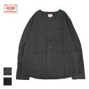 【送料無料】 BIG MIKE ビッグマイク Heavy Flannel Cardigan メンズ チャコールグレー/ブラック M-XL 【フランネルカーディガン カーディガン ライトアウター 無地 シンプル 羽織り おしゃれ ブランド アメカジ アウトドア アメカジブランド グレー 黒】