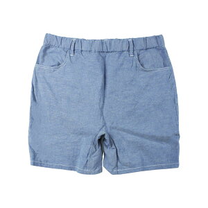 �y���������z feel so easy/feel so easy local creation chambray relax shorts �����Y/���f�B�[�X �u���[ M-XL �y�V���[�c �V���[�g�p���c �n�[�t�p���c �p���c �V�����u���[ �V�����u���[���n ���{�� ���[���E