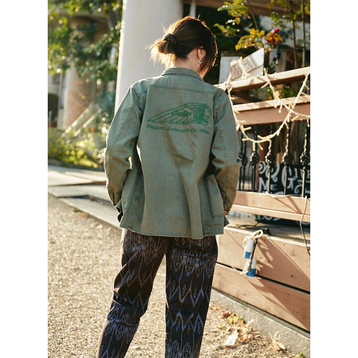 楽天市場 Indian インディアン Basic Coverall Jacket メンズ レディース ブラック カーキ S Xl インディアンモトサイクル インディアンモーターサイクル カバーオールジャケット ジャケット ライトオンス アタリ ブランド ネイティブアメリカン 黒 緑 Blueism