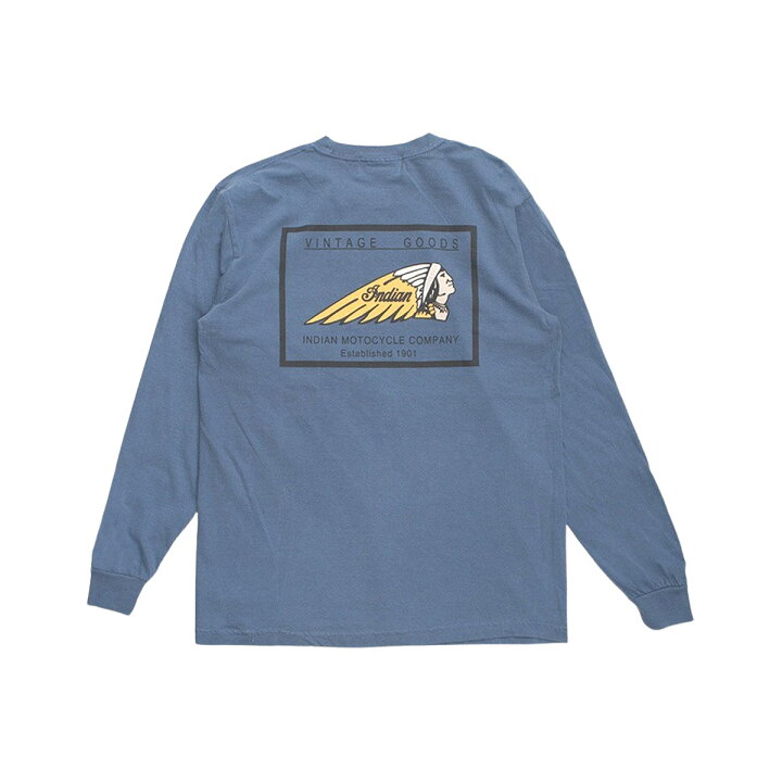 楽天市場】Indian インディアン garment die L/S T-shirt VINTAGE  