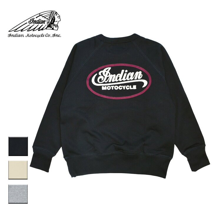 楽天市場】Indian インディアン Raglan sleeve Sweat Shirt Circle 