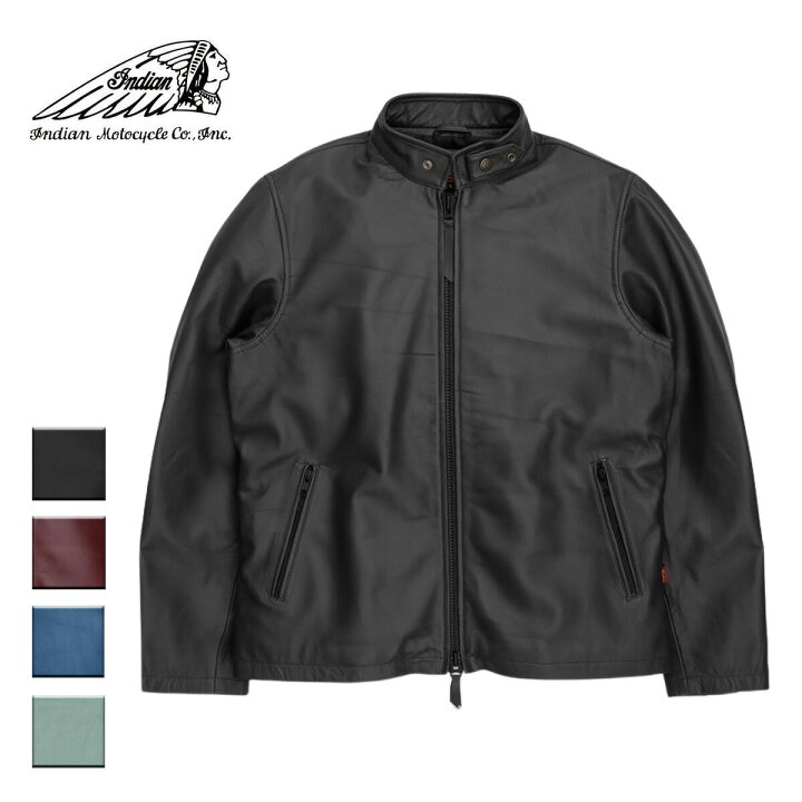 楽天市場】Indian インディアン Sheep Skin Single Riders Jacket  