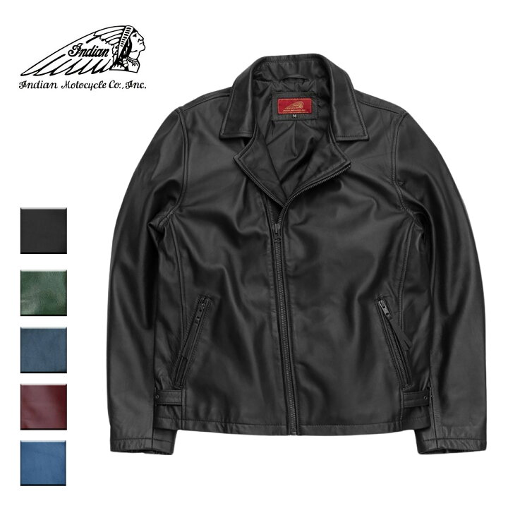 楽天市場】Indian インディアン Sheep Skin W Riders Jacket メンズ  