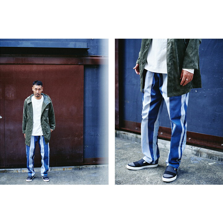 楽天市場 Indian インディアン Garage Pants ナバホストライプ メンズ レディース ブルー スミクロxオレンジ S L インディアンモトサイクル インディアンモーターサイクル ガレージパンツ ワークパンツ リラックスパンツ おしゃれ ブランド ネイティブアメリカン 青