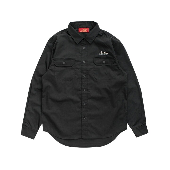 楽天市場】Indian インディアン L/S Work Shirt Head mark メンズ 