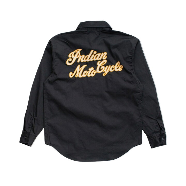楽天市場】Indian インディアン L/S Work Shirt wappen & chain 