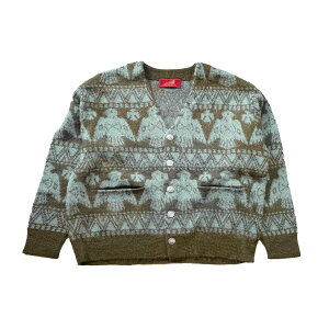 �y���������z Indian �C���f�B�A�� Mohair Cardigan THUNDERBIRD �����Y/���f�B�[�X �I���[�u/���b�h M-L �y�C���f�B�A�����g�T�C�N�� �C���f�B�A�����[�^�[�T�C�N�� �J�[�f�B�K�� �j�b�g ���w�A ���� 