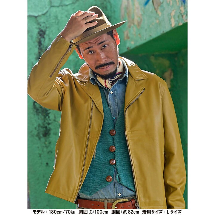 楽天市場】Indian インディアン Sheep Skin W Riders Jacket メンズ 