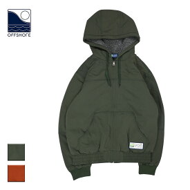 OFFSHORE オフショア ACTIVE JACKET メンズ/レディース カーキ/レッド S-XL OS23-1DS-001【アクティブジャケット ジャケット ジップパーカー アウター ワークジャケット 裏ボア 防寒 アーカイブ スポーティー おしゃれ ブランド サーフ サーフブランド 赤】