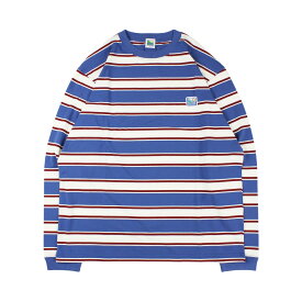 OFFSHORE オフショア MULTI BORDER L/S TEE メンズ/レディース グリーン/ブルー S-XL OS23-2CS-001【Tシャツ 長袖 長袖Tシャツ ロングTシャツ マルチボーダー ボーダー 胸ロゴ おしゃれ ブランド サーフ サーフブランド 緑 青】