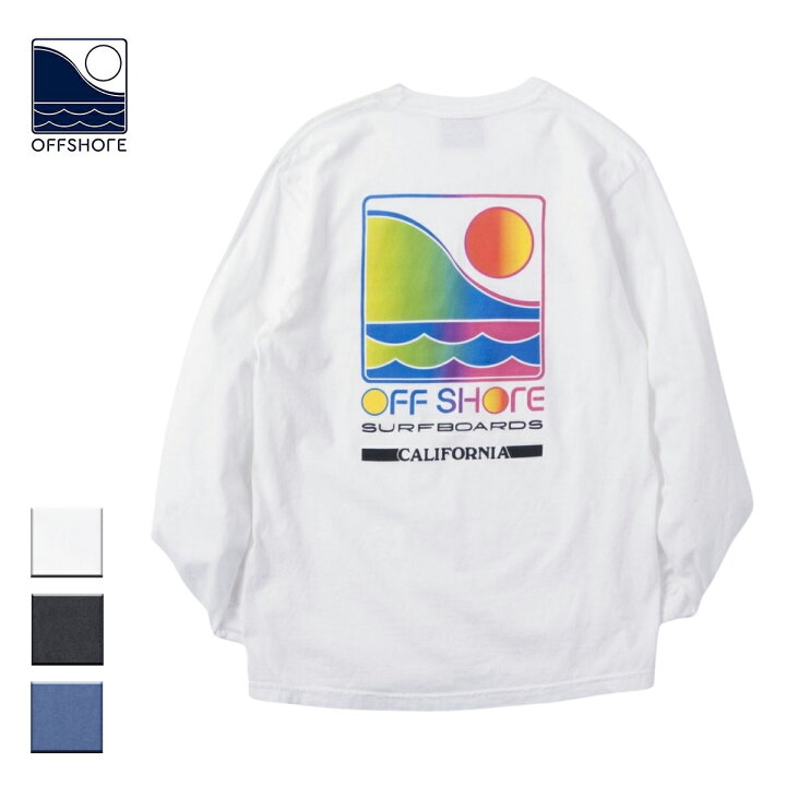 楽天市場】OFFSHORE オフショア LOGO SURFBOARDS L/S TEE メンズ 