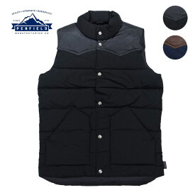 PENFIELD ペンフィールド PELAM LEATHER YOKE DOWN VEST 2カラー ベスト 正規 OOO